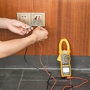 INGCO Digital Clamp Meter 1000A True RMS 6000 Counts Multimeter Voltage Tester Amp Meter AC Current 1000A AC/DC Voltage 1000V VFD LOZ NCV Capacitance