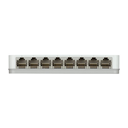 SWITCH 8 PUERTOS RJ-45 10/100/1000 MBPS D-LINK (DGS-1008A)