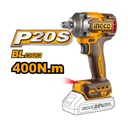KIT TALADRO + LLAVE DE IMPACTO + AMOLADORA + ROTOMARTILLO + LINTERNA INGCO (CKLI2058)