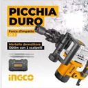 Martello Demolitore Da 1300 Watt Con Due Scalpelli E Valigetta