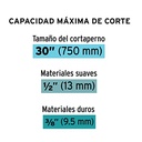 CORTAPERNOS - CIZALLA 18" (45cm), PROFESIONAL, TRUPER 12832 (CP-18X)