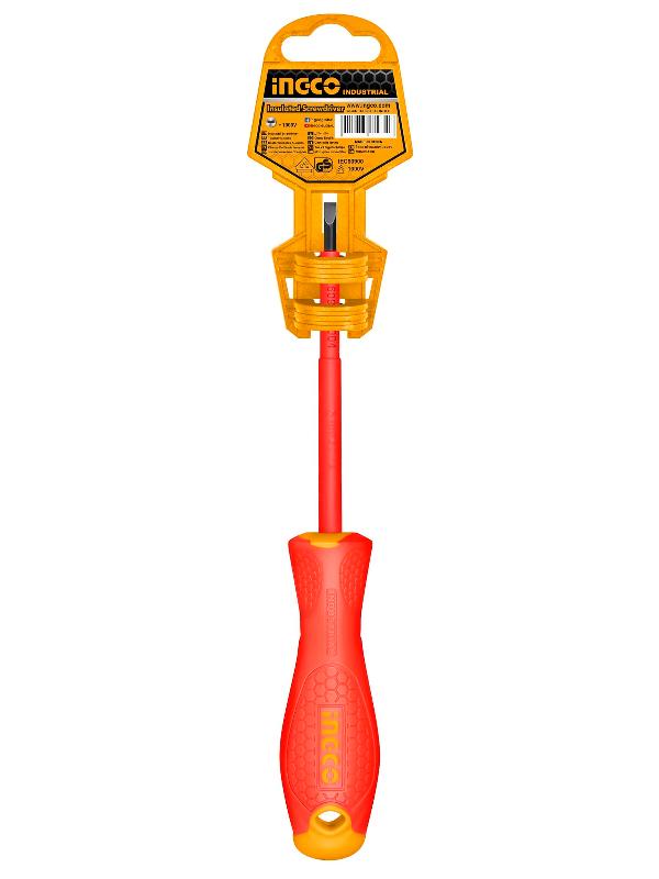 DESTORNILLADOR PERILLERO ELECT. PLANO 1/8X3" 1000V INGCO (HISD813075)