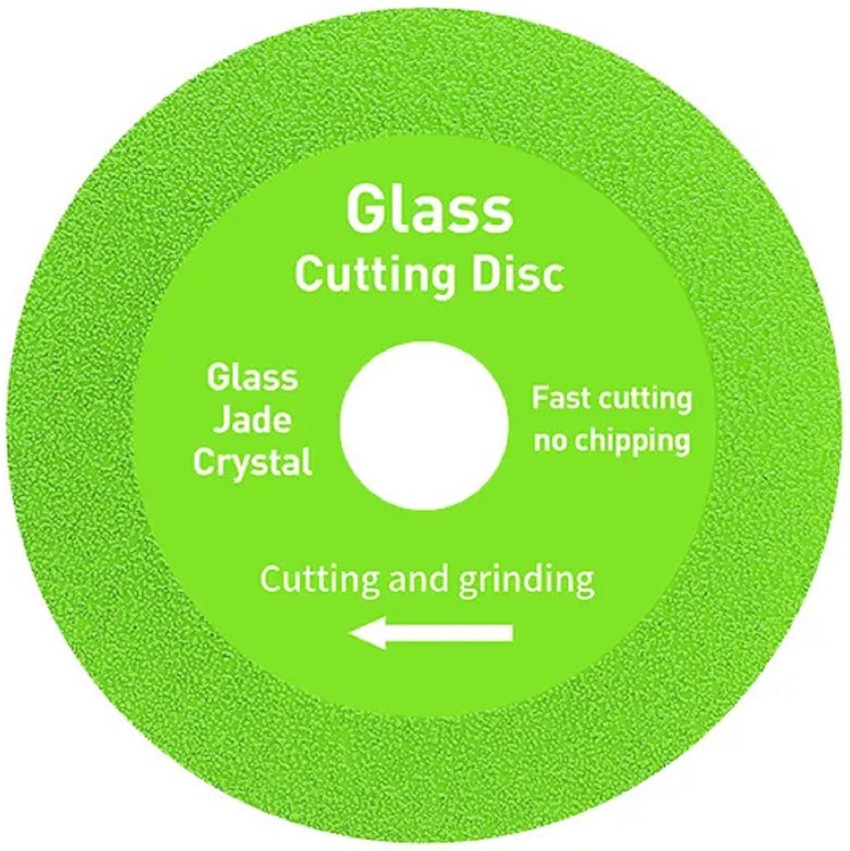 DISCO DE CORTE DE VIDRIO DE DIAMANTE ULTRAFINO DE 4 PULGADAS PARA CORTAR, MOLER, CORTADOR DE VIDRIO