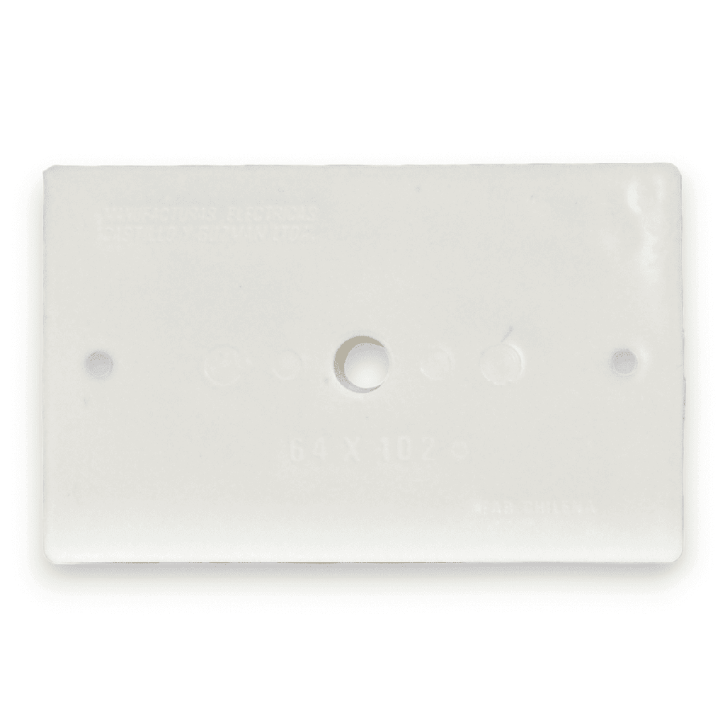 PLACA TERMOPLASTICA CIEGA O PASACABLE STAR