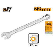 LLAVE MIXTA COMBINADA BOCA Y ESTRIADA CR-V 22 MM INGCO (HCSPA221) 