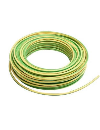 CABLE LIBRE DE HALOGENO LSOH 2.5MM2 80°C 750V C5 VERDE/AMARILLO ROLLO DE 100M ELSEWEDY (EW010002.5GY)