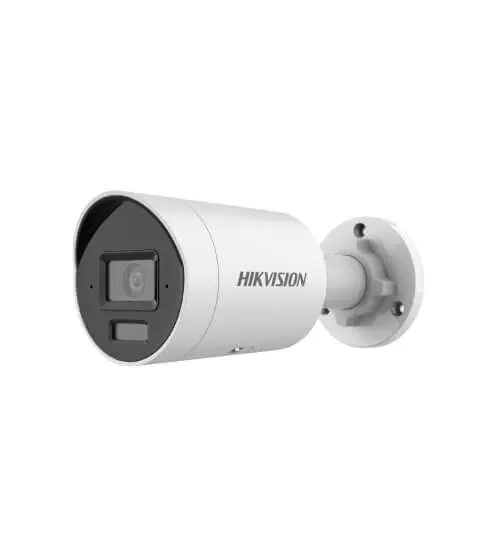 TUBO IP 8MP 4K ACUSENSE SMART HYBRID LIGHT 2.8MM CON IR Y AUDIO (HK-DS2CD2083G2-LI2U)