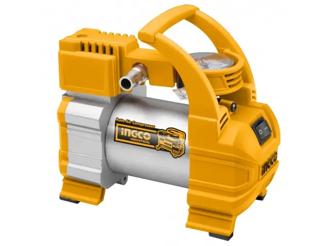 MINI COMPRESOR AUTO (MOD NUEVO) 12 VOLT 140PSI (10BAR) INFLADOR INGCO (AAC1408) 