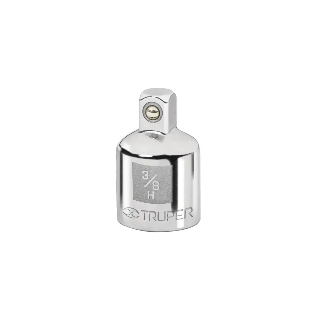ADAPTADOR PARA MATRACA DE CUADRO 3/8"(H) A CUADRO 1/4"(M), TRUPER 13423 (A-5255)