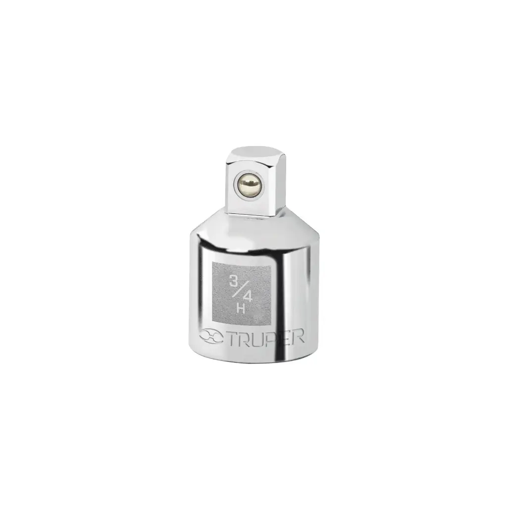 ADAPTADOR PARA MATRACA DE CUADRO 3/4"(H) A CUADRO 1/2"(M), TRUPER 13424 (A-5453)