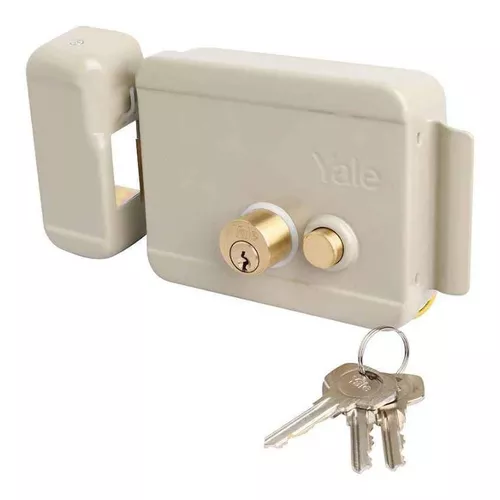 CERRADURA ELÉCTRICA 678, CON BOTÓN IZQUIERDA YALE (YL-8797)