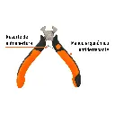 MINI PINZA TIPO TENAZA 4'' (10CM) MANGO COMFORT GRIP, TRUPER 17368 (PM-TN4)