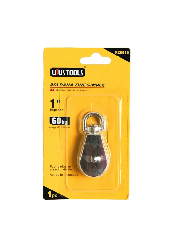 POLEA PARA TRABAJO LIJERO 1" 50KG UYUSTOOLS (RZ001S)