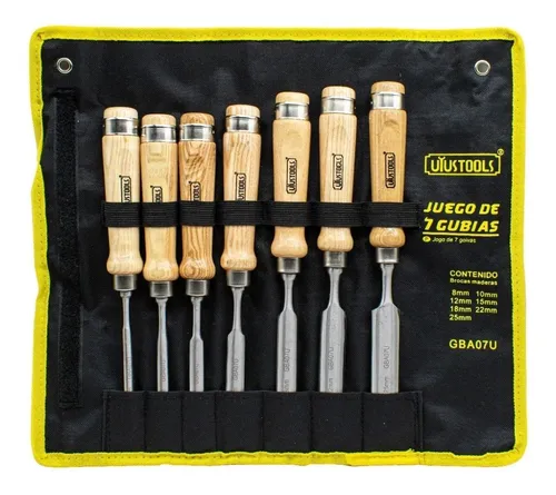 GUBIA 7PCS MADERA (8-25MM) UYUSTOOLS (GBA07U)