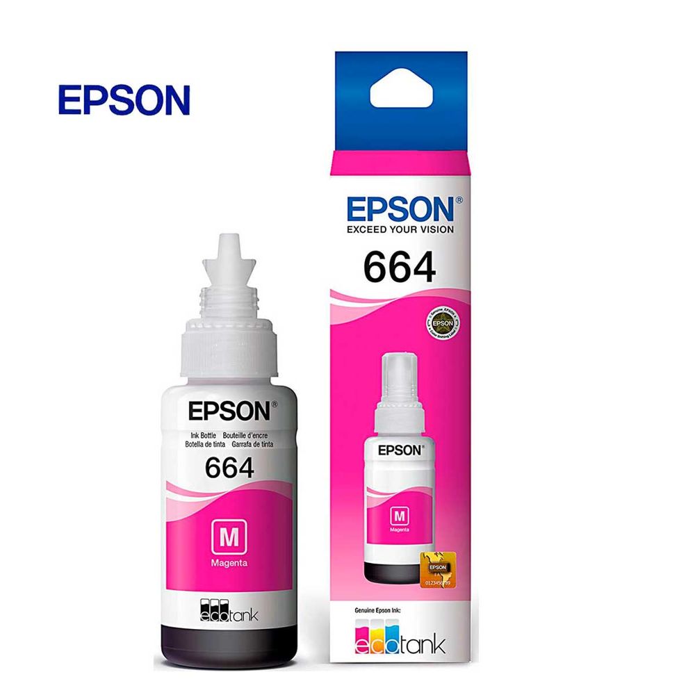 BOTELLA DE TINTA EPSON, COLOR MAGENTA, CONTENIDO 70ML (T664320-AL)