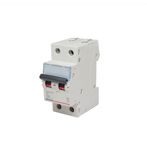 [FN820YC40] INTERRUPTOR TERMOMAGNÉTICO 2X40A 10KA 220V TIPO C DIN BTDIN (FN820YC40)