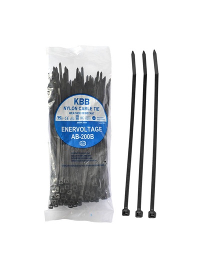 [AB-200B] CINTILLO DE AMARRE-ENERVOLTAGE PREMIUM-200X3.6MM (AB-200B)