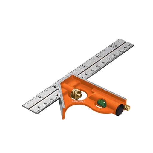 [ECT-6] ESCUADRA 7" DE COMBINACIÓN CON PUNZÓN PARA MARCAR TRUPER (ECT-6)
