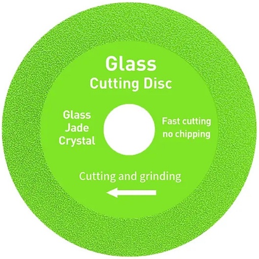 [GLASSCUTTINGDISC] DISCO DE CORTE DE VIDRIO DE DIAMANTE ULTRAFINO DE 4 PULGADAS PARA CORTAR, MOLER, CORTADOR DE VIDRIO