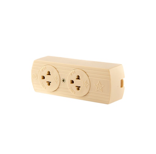 [A-142] TOMACORRIENTE SOBREPONER 25 A, 240V, 2 SERVICIOS STAR