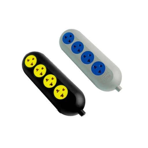 [A-147] TOMACORRIENTE SOBREPONER 16A,240V, 4 SERVICIOS CON PROTECTORES PVC STAR