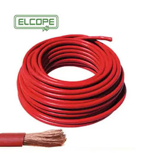 [CB_SGT_6AWG_ROJO] CABLE BATERIA SGT 600V 6AWG, CL5, ROJO ROLLO DE 200 METROS ELCOPE