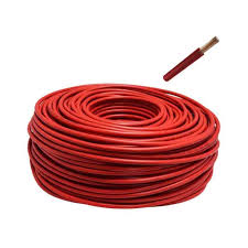 [CS_N2XOH_10AWG_ROJO] CABLE SOLAR N2XOH 0.6/1KV 10 AWG, CL5, PROTECCION UV, ROJO ROLLO DE 100 METROS ELCOPE