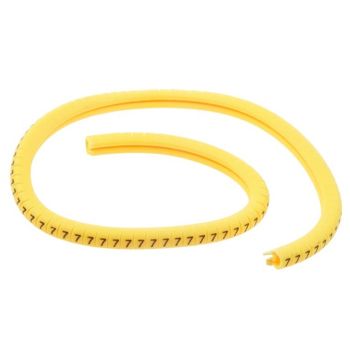 [T-1/NUM-7] MARCADOR TIPO ANILLO [1, 5-2, 5mm] [16-14AWG] #7 CAMSCO (T-1/NUM-7)