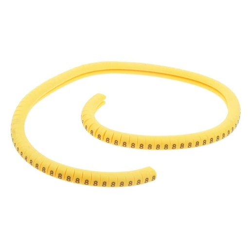 [T-1/NUM-8] MARCADOR TIPO ANILLO [1, 5-2, 5mm] [16-14AWG] #8 CAMSCO (T-1/NUM-8)