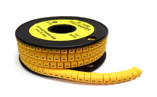 [T-2/SIG-] MARCADOR TIPO ANILLO [4-6mm] [12-10AWG] SIGNO: "-" CAMSCO (T-2/SIG-)