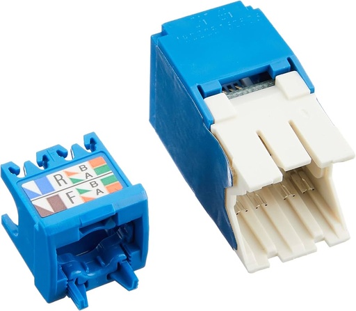 [CJ6X88TGBU] JACK MODULAR RJ45 MINI-COM CAT 6A COLOR AZUL PANDUIT (CJ6X88TGBU)