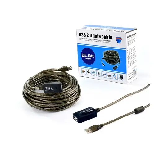[GL010-10M] EXTENSION CABLE USB 2.0 10 METROS GLINK (GL010-10M)