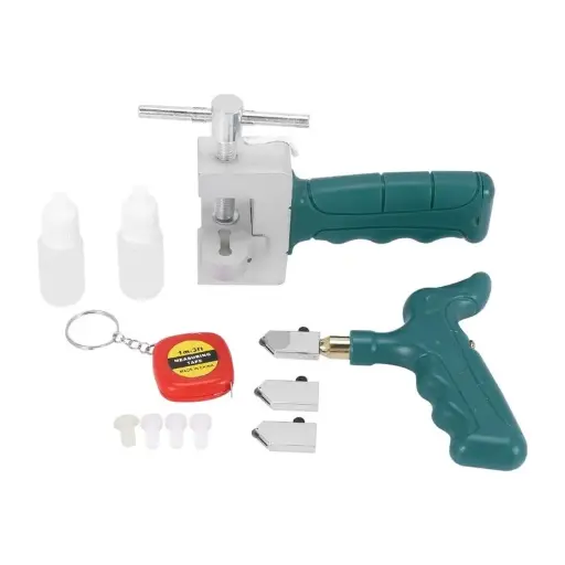 SET CORTADOR VIDRIOS MULTIFUNCIONAL GLASS TILE OPENER