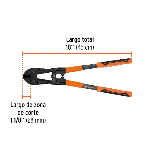 [CP-18X] CORTAPERNOS - CIZALLA 18'' (45cm), PROFESIONAL, TRUPER 12832 (CP-18X)