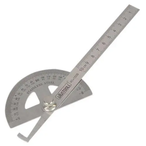 [PRA090] PROTRACTOR ANGULAR 90 X 150 UYUSTOOLS (PRA090)