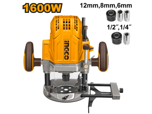 [RT160028] RUTEADORA FRESADORA-ENRUTADOR ELECTRICO 1600W INGCO (RT160028)